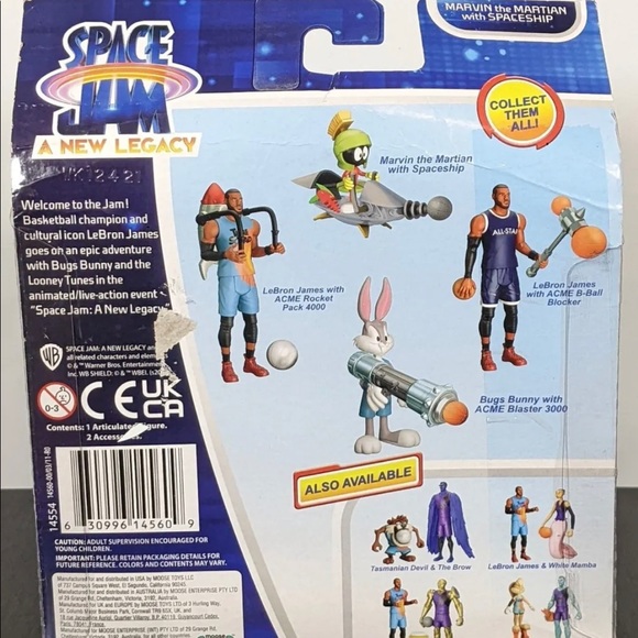 Space Jam A New Legacy Marvin The Martian With Spaceship Figure - Picture 2 of 2